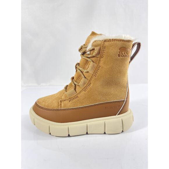 Sorel Boots Kids Size 11 Brown Explorer III Lace WP Waterproof Snow Winter - Picture 3 of 14